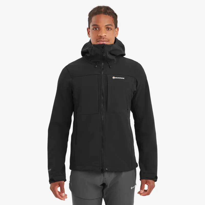 Montane Mens Windjammer XPD Hoodie Black-2